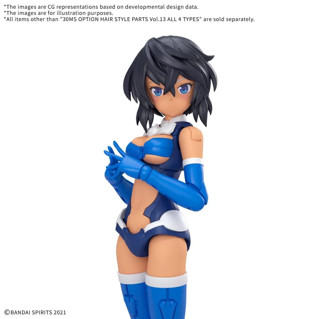 30MS - Option Hair Style Parts Vol. 13 All 4 Types - Model Kit